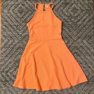 Coral Skater Dress NWOT